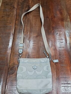 Coach Classic Silver Crossbody Bag